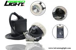 China ABS Material Rechargeable Led Mining Light 6.6Ah Li Ion Battery 10000lux Brightness supplier