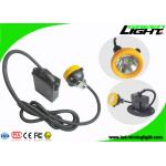 10000lux Brightness Mining Cap Lights IP68 Safety With Low Power Warning Function