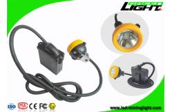 China 10000lux Brightness Mining Cap Lights IP68 Safety With Low Power Warning Function supplier