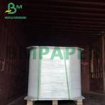 White Straw Tipping Wrapping Kraft Paper 24gsm 28gsm Packing Papel Roll for sale