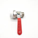 Portable Premium Durable Metal Ball Valve Female / Male Connection Brass Safety Valve for sale