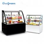 Adjustable Shelf Cake Display Counter , 94.5 Inch Length Glass Dessert Display Case for sale