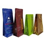 Coffee Beans Tea Bags Packaging Custom Printing Zipper Top Standing Up bags for sale