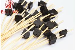 China Disposable Bamboo Plain Color 6CM Cocktail Bamboo Sticks supplier