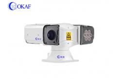 China Car Roof Long Range PTZ Camera 2.0 Megapixel With LED Warning Lights supplier