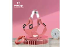 China Soft Handles 200g Suede Pet Reflective Chest Strap supplier