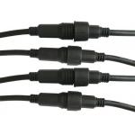 Outdoor 3 Pins 4mm2 Waterproof Power Cable for sale