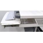 Mobile Medical Computer Cart Height Adjustable Laptop Workstation For EMR