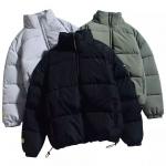 Customized Logo Winter Puffer Jacket Full Zip Men'S Streetwear Puffer Coat OEM Service for sale