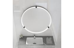 China Modern Bedroom Vanity Mirror With Lights Seamless Light Up Vanity Mirror supplier