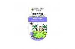 China Waterproof Hand Wash Bottle Label Roll Custom Disinfectant Adhesive Sticker Printed supplier