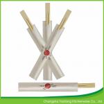 23cm Bamboo Restaurant Chop Sticks Twins Custom Disposable Natural for sale