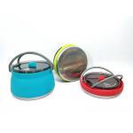 Portable Steel Silicone Collapsible Cooking Pot For Camping for sale