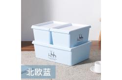 China Clothes Toys Stackable Plastic Organizer With Cover supplier