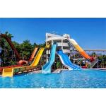 ODM Water Play Equipment Fiberglass Water Slide for Swimming Pool for sale