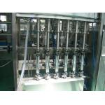 25 ~ 30 bpm Piston Filling Machine with 6 to 12 filling nozzles for Oil, Syrup & Detergent for sale