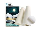 Inkjet 260gsm Polyester Canvas Rolls Matte Water Based Waterproof Stretched