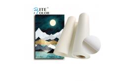 China Inkjet 260gsm Polyester Canvas Rolls Matte Water Based Waterproof Stretched supplier