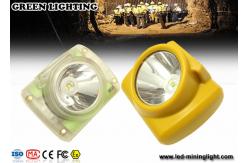 China IP65 Lightweight Led Mining Light / 6000 Lux Hard Hat Headlamp PC Meterial supplier
