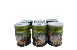 China Coffee Storage Cylindrical Tin Can With Valve For Industrial supplier