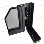 High Quality Three-Layer Glass Broken Bridge Aluminum Heat Insulation Strip Window For Balcony for sale