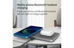 China Dual 15W Fast Wireless Charging Pad For   S20 S21 supplier