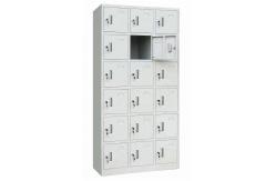 China Multifunctiona 18 Doors Electrostatic Fireproof Metal Lockers supplier
