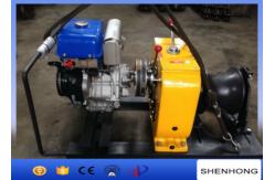 China 80KN YAMAHA Petrol Engine Belt Driven Cable Powered Pulling Winch supplier