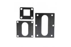 China Customized Silicone Rubber Square Flat Gasket With Perforated Edges supplier