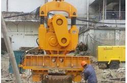 China Machinery Attachments High Efficiency Electric Vibro Hammer With Long Service Time supplier