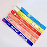 Adjustable Size Tyvek Paper Wristbands Waterproof Full Color Printing for sale