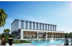 China Advanced Stone Curtain Wall Solution Glass Facade Design With Hidden Frame supplier