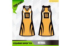 China Neckline 45cm Sublimated Netball Dresses supplier