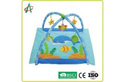 China CPSC Non Slip Washable Baby Tummy Time Mat For Cognitive Development supplier