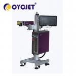 100W Coding Cycjet Laser Printer Flying Mopa Fiber Laser Marker Medicine Box for sale