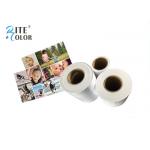 Glossy Dry Inkjet Minilab Photo Paper , Mircorporous RC White Paper for sale