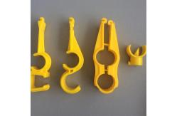 China Broiler Nipple Drinker Plastic Pipe Hooks Yellow PVC Pipe Hook supplier
