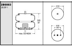 China W013586883 Industrial Air Spring 20-1 For Watson & Chalin #AS-0092 supplier