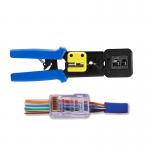 Professional Crimp Tool RJ45 Pass Through Connectors / Clips / Ends for sale