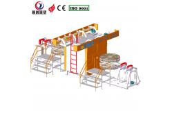 China Advisory Service Rotary Shuttle Rotomolding Machine Adjustable Rotating Speed supplier