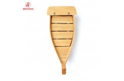China User Friendly Stocked 100cm Wooden Sushi Boat Serving Tray supplier