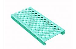 China Drainage Channel Perforated O Hole Grip Strut Grating supplier
