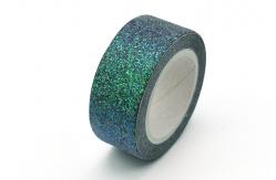 China Sparkly Textured Finish 25mm Glitter Adhesive Tape supplier