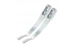 China Personalized Woven Festival Wristbands Embroidery Fabric Bracelets supplier