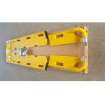 210CM 6CM Folding Scoop Stretcher Lightweight Foldable Stretcher ABS Handrails