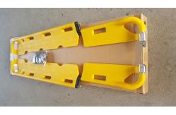 China 210CM 6CM Folding Scoop Stretcher Lightweight Foldable Stretcher ABS Handrails supplier