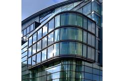 China Custom House Curtain Wall Sound Insulation Soundproof Curved Curtain Wall supplier