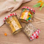 50ml / 120ml / 300ml Little Jars Of Jam , Empty Mason Glass Air Tight Jars