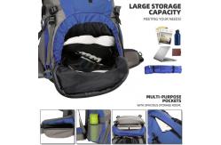 China Outdoor Lightweight Hiking Backpack Tear Resistant With Large Storage Capacity supplier