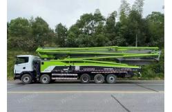 China 2013 Mode Used Concrete Boom Trucks 63m With Scania Chassis supplier